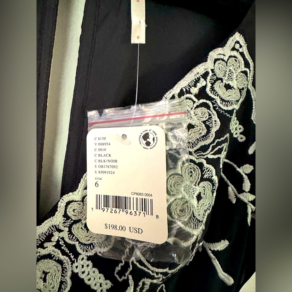 Free People Black and White Maxi Dress - Picture 9 of 9